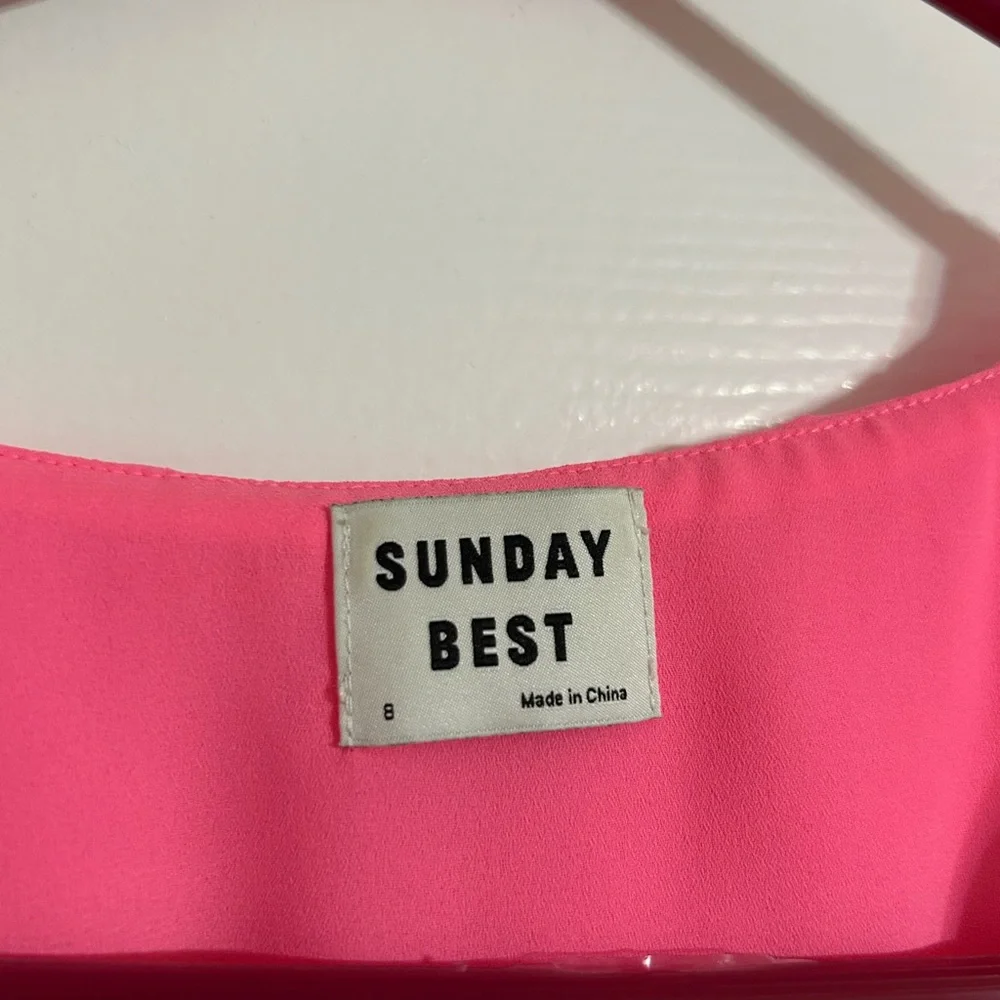 Sunday Best Vibrant Pink High Low Dress - Picture 2 of 3